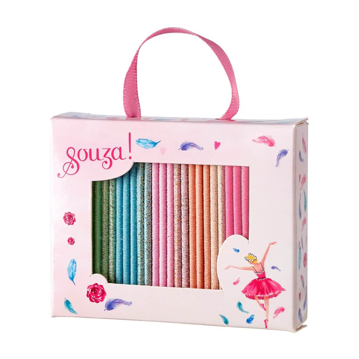 haarelastieken haarrekkers meisje ballerin kato souza 25 stuks gouddraad vooraanzicht