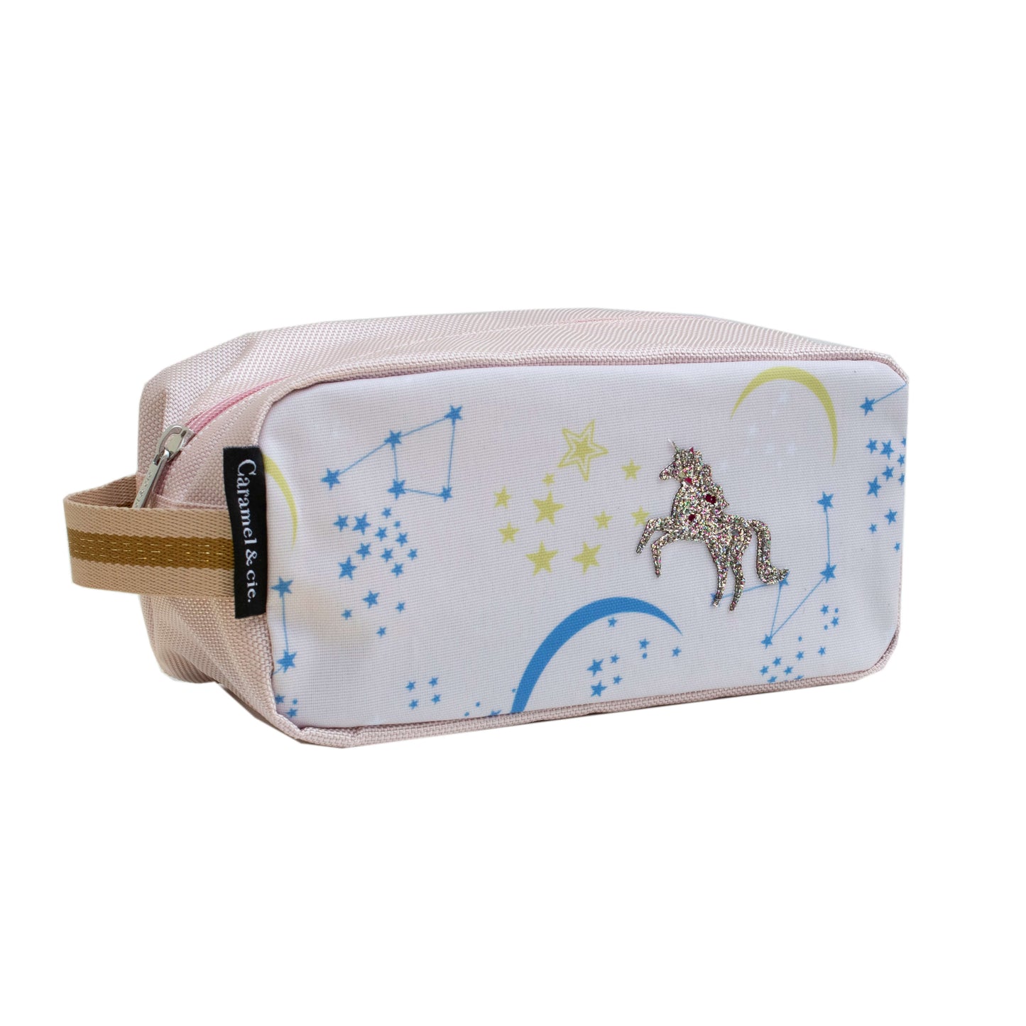 Toilettas eenhoorn caramel et cie Constellation Rose