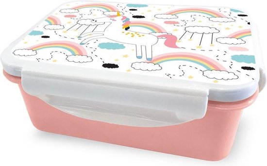 Eenhoorn brooddoos voorkant