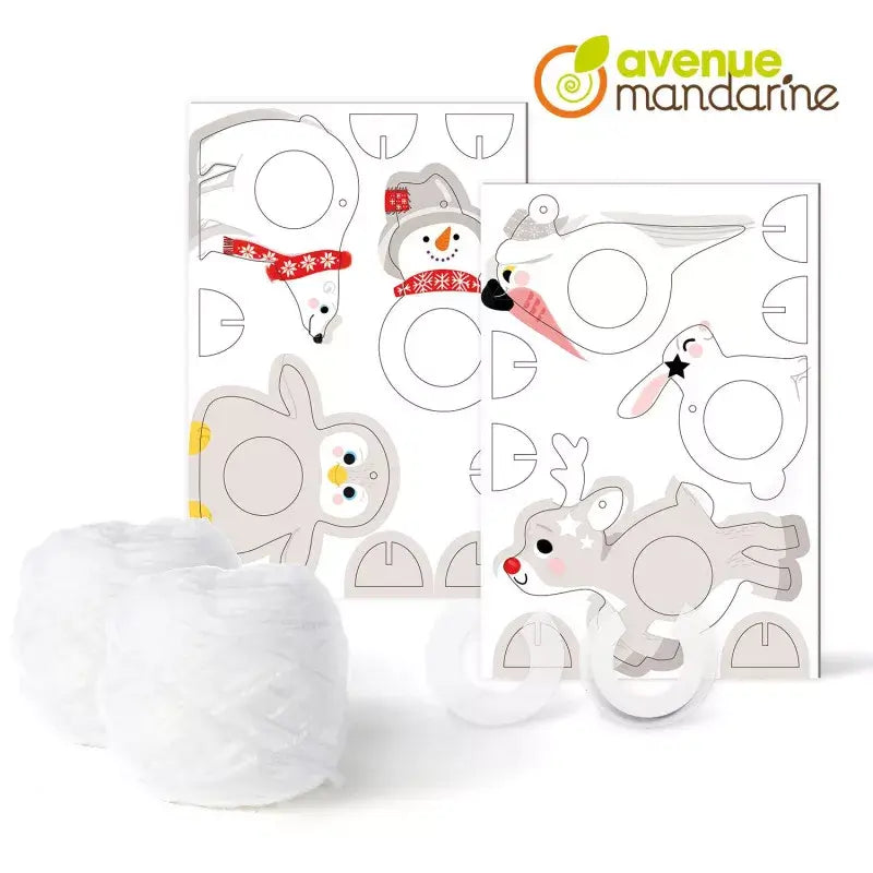 kerstversiering maken met kinderen knutseldoos avenue mandarine inhoud