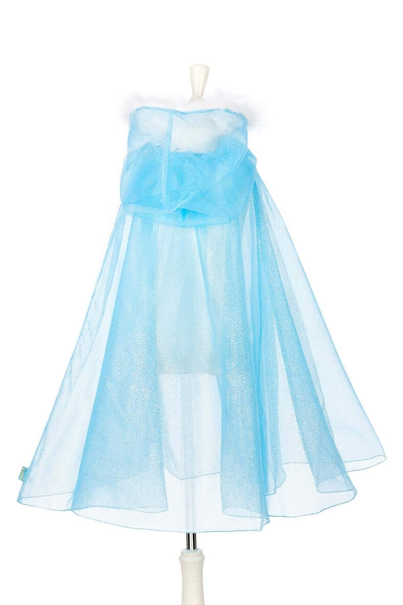 cape manteltje ijskoningijn souza verkleedkledij meisje kerscadeau achterzijde