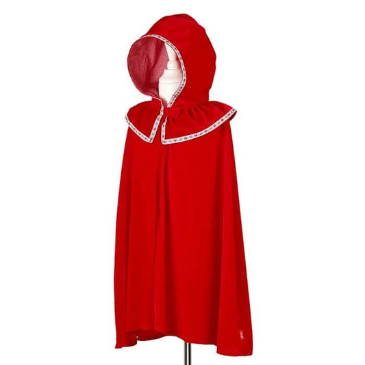 mantel cape roodkapje souza verkleedkledij meisje kinderen carnaval voorzijde