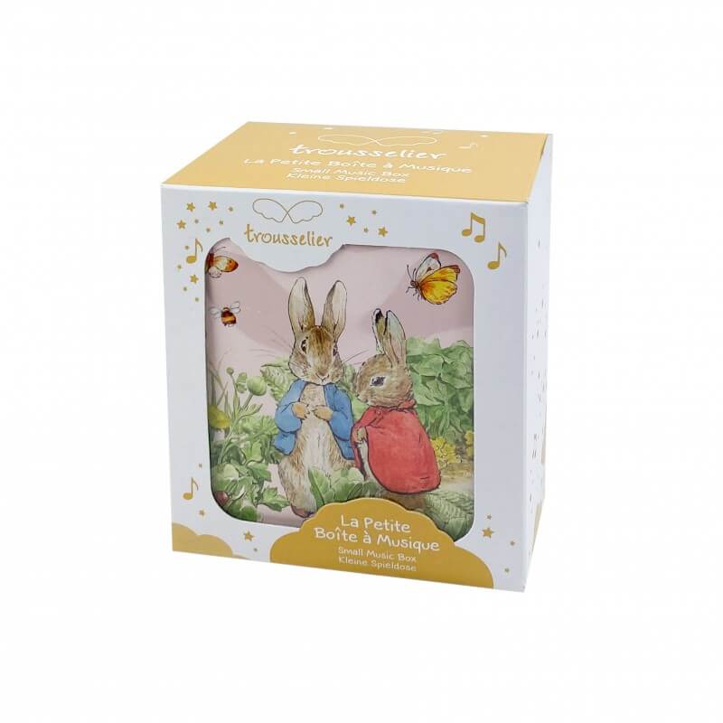 juwelendoos muziekdoos pieter konijn peter rabbit juwelenkistje cadeau meisje verjaardag communie lentefeest geschenk verpakking