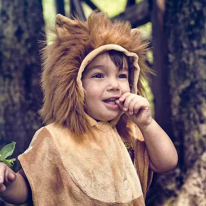 cape leeuw mantel verkleedcape leeuw lion souza verkleedkledij kinderen carnaval verjaardag cadeau sfeerfoto