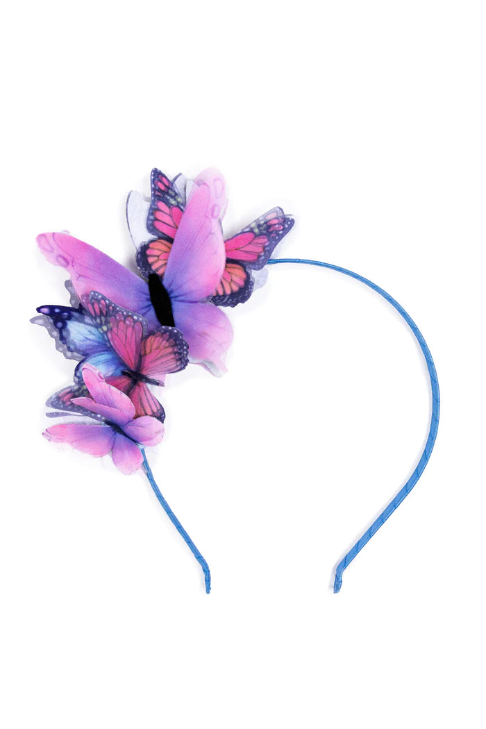 diadeem haarband vlinders fee verkleedkledij accessoires great pretenders vooraanzicht