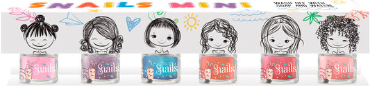 Nagellak meisjes bio Mini Snails 6-pack - Giftset vooraanzicht