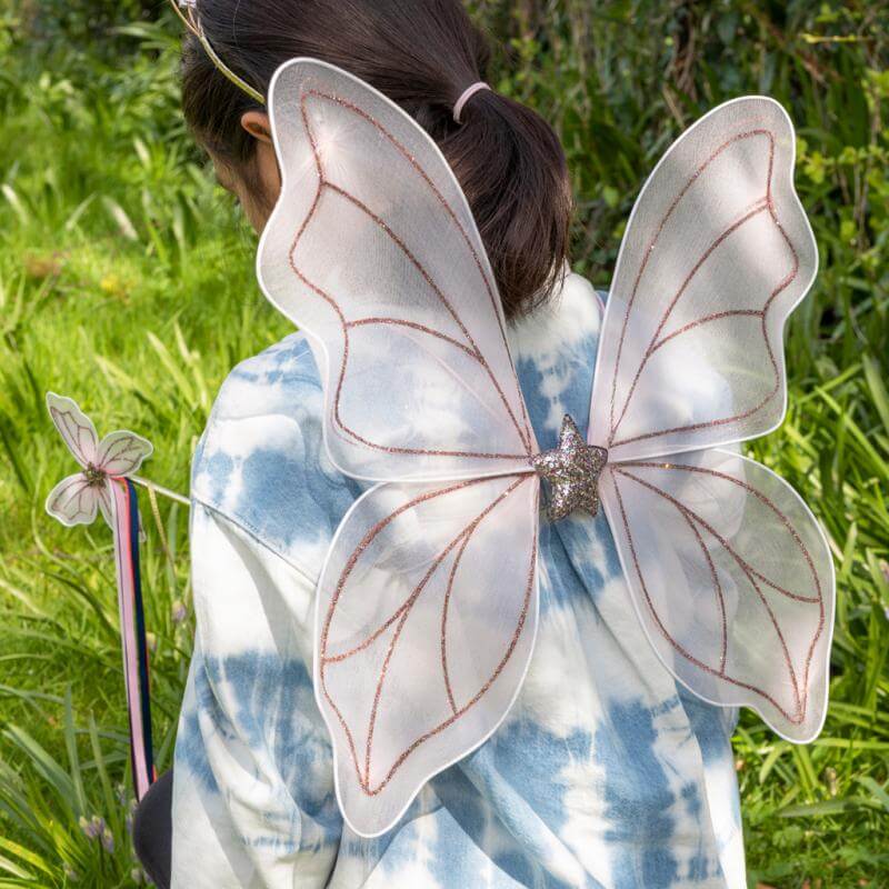 Feeën vleugels 'Fairy Wings' lichtroze - Rex London