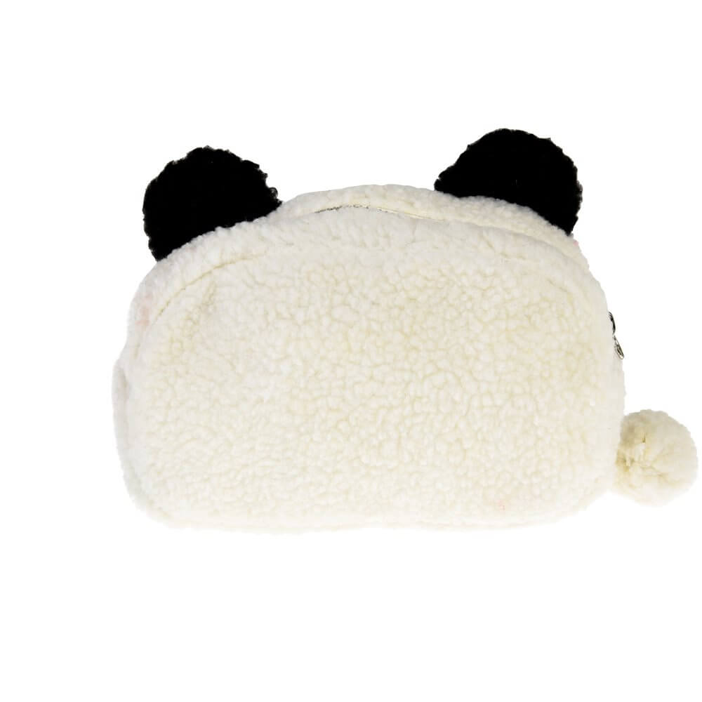 make up tas panda teddy rex london achterkant