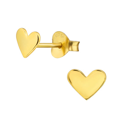 gouden hartjes oorbellen oorstekers oorknopjes moeder en dochter oorbellen juwelen goud