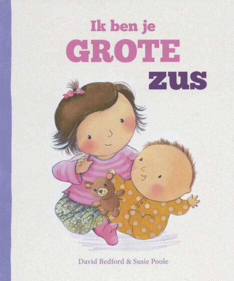 prentenboek Ik ben je grote zus rebo kinderen zwangerschap baby cover boek grote zus met baby