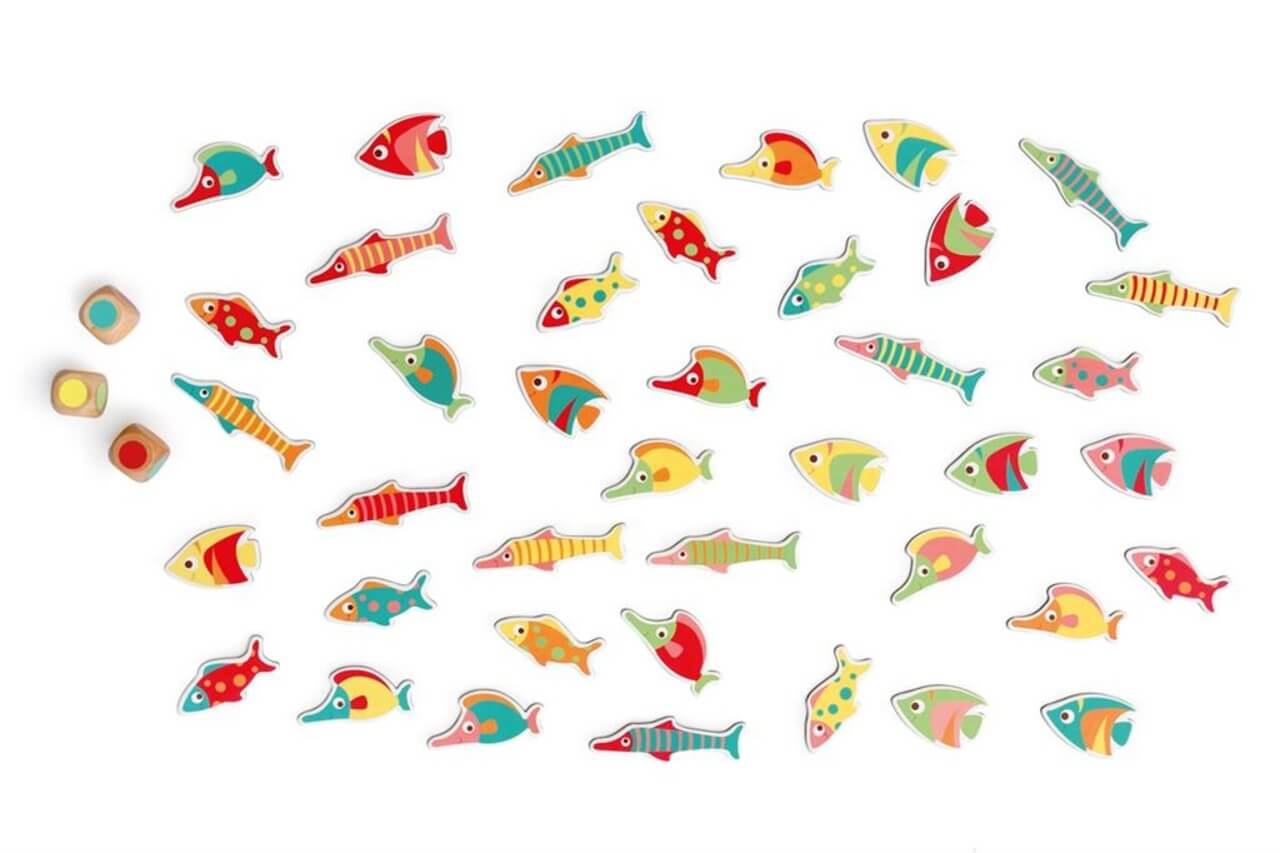kleurenspel find a fish scratch leer de kleuren kinderen inhoud